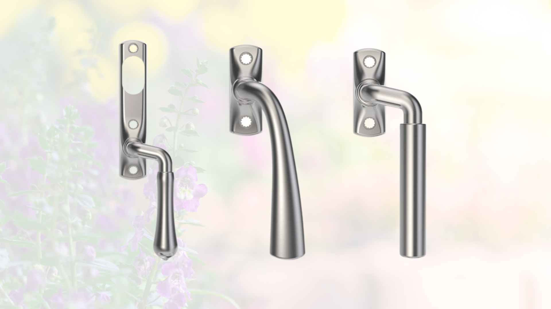 Roca spanjoletthandtag – Ny nyans, borstad förnicklad