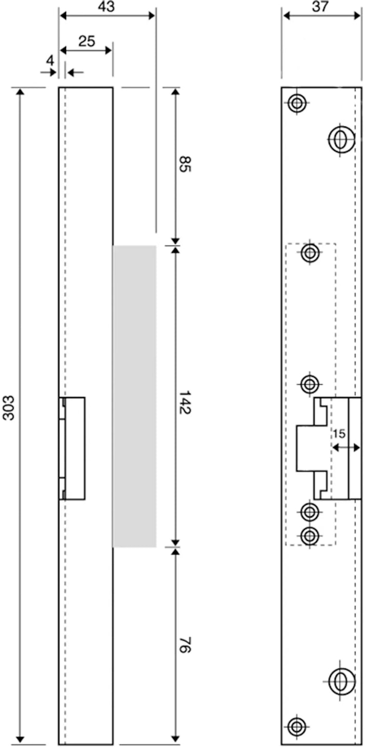 816 monteringsstolpe måttskiss - 505160100057