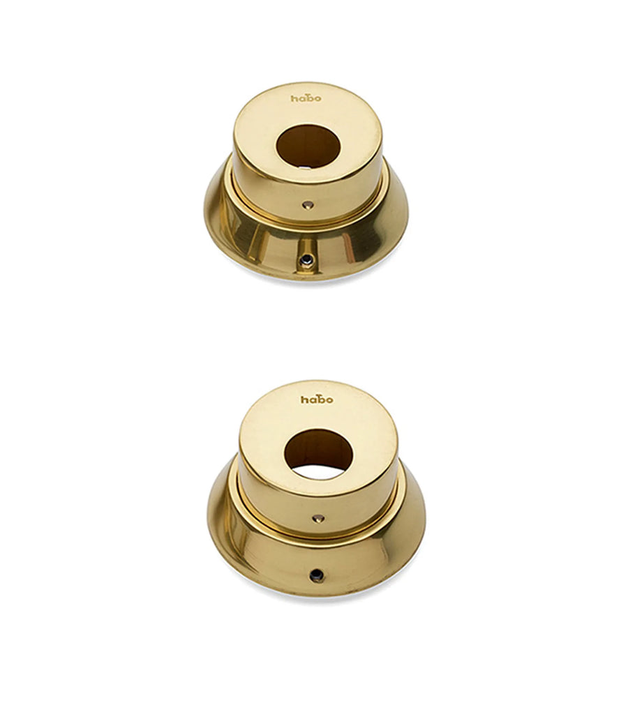 Behör till rund cylinder Polerad mässing Habo