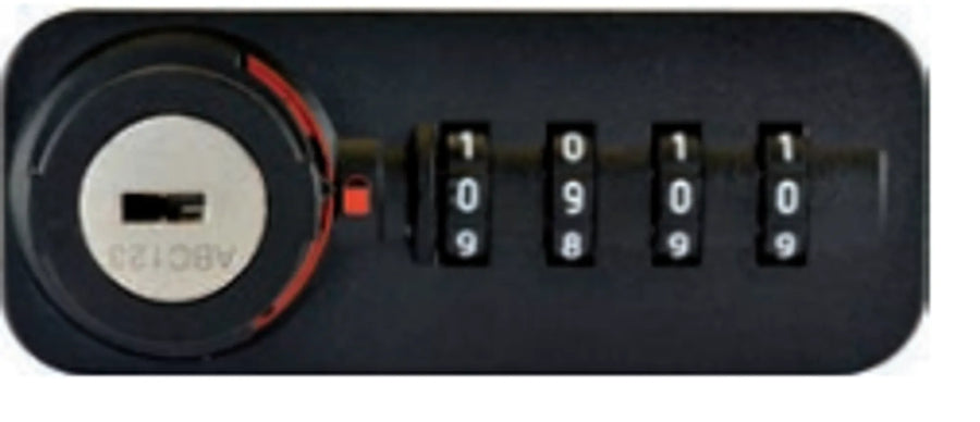 Dial lock 57.01 svart