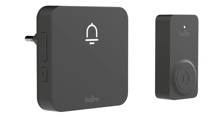 Dörrklocka Nordic svart