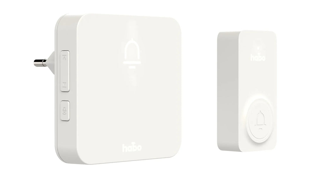 Dörrklocka Nordic vit