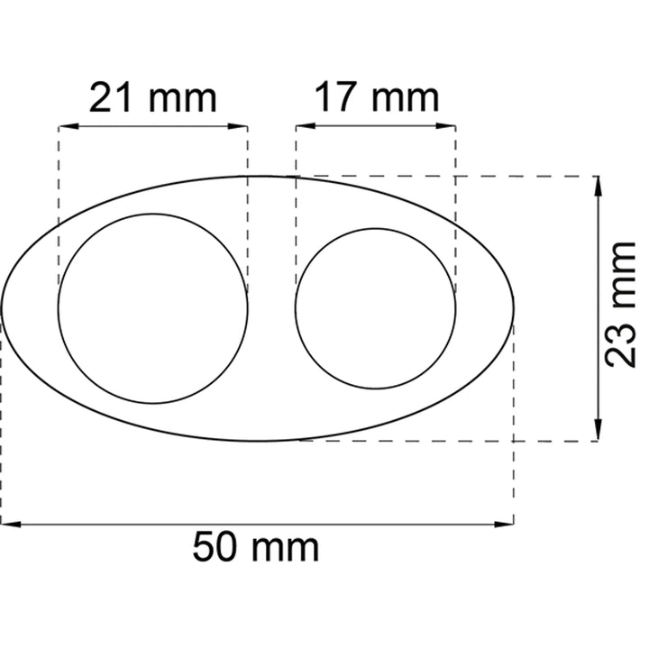 Dörrtrycksbuffert Kombo plast HABO Ritning