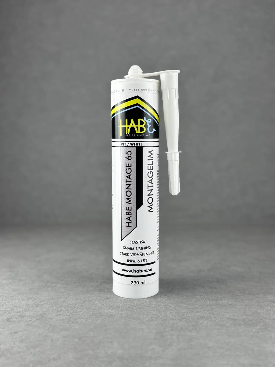 HABE Montage lim vit