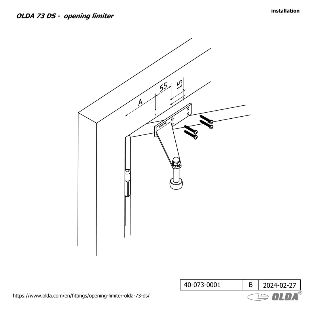 Installation OLDA-73-DS