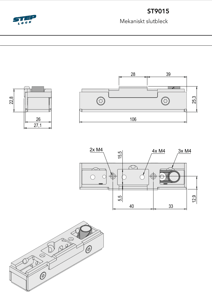 Måttskiss ST9015