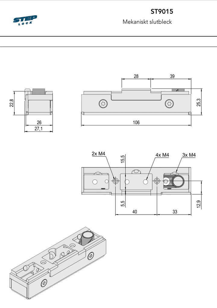 Måttskiss ST9015