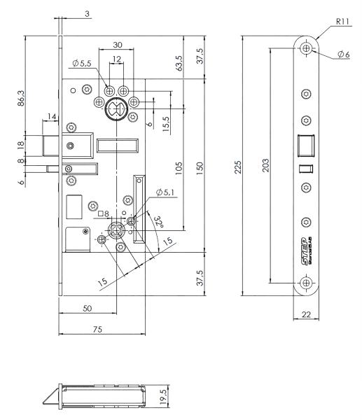 Måttskiss STEP122