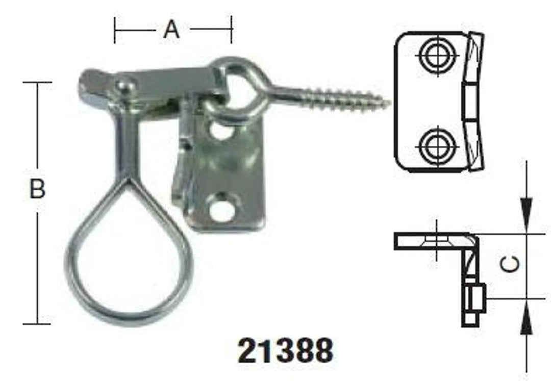 Mått fönsterlås 21388