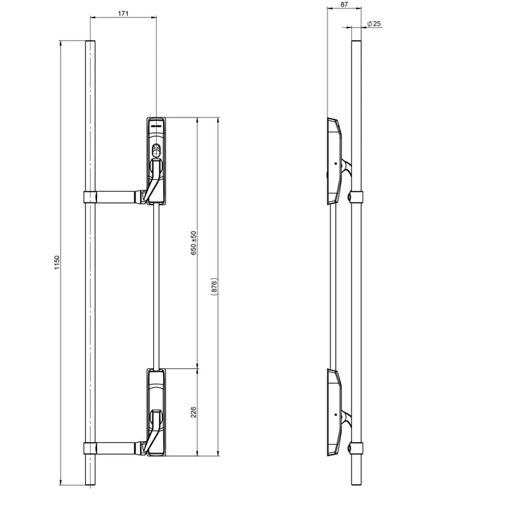 Måttskiss-Nödöppnare-3523---ASSA-ABLOY