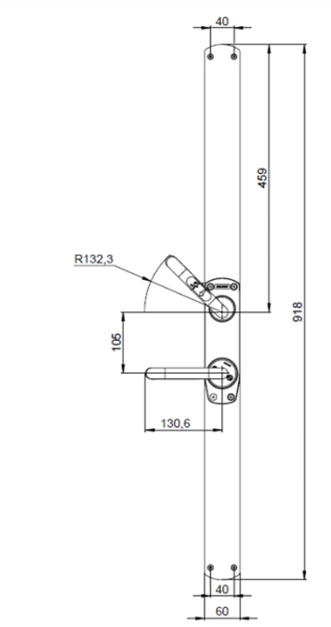 Måttskiss 179H-3P