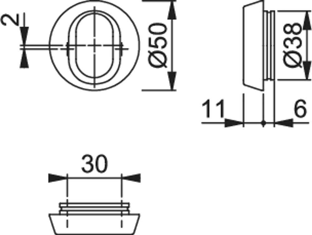 Måttskiss 659M 6-11mm