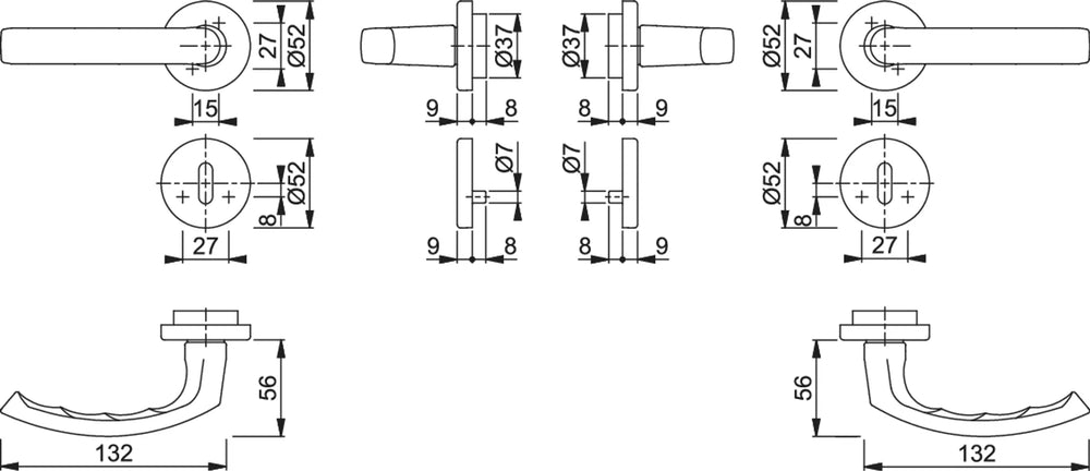Måttskiss Luxembourg