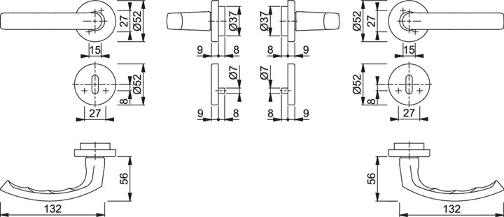 Måttskiss Luxembourg
