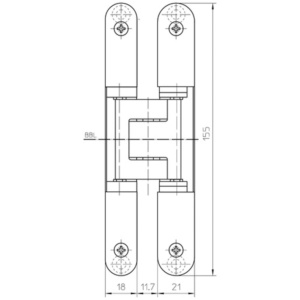 Måttskiss TE 240 3D