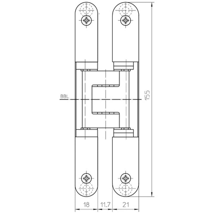 Måttskiss TE 240 3D