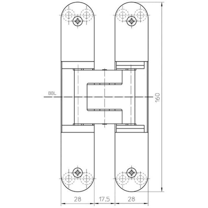Måttskiss TE 340 3D