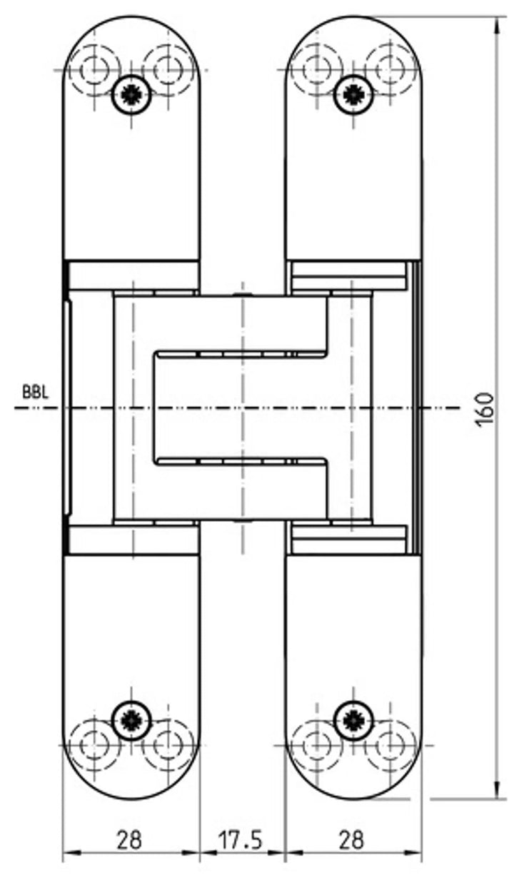 Måttskiss TE 440 3D