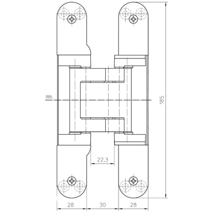 Måttskiss TE 541 3D FVZ V01