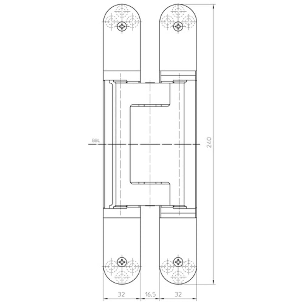 Måttskiss TE 640 3D