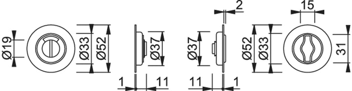 Måttskiss Wc-behör 499