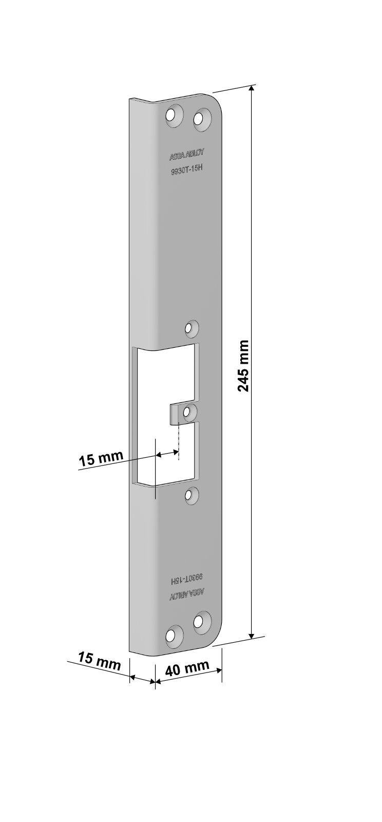 Monteringsstolpe 9930T-15H