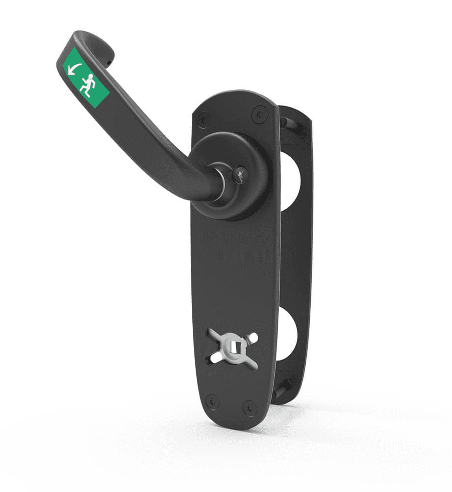 Nödutrymningsbeslag 796 svart hö