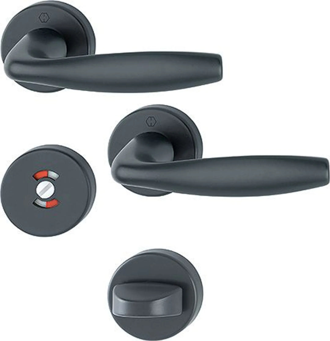 New York svart wc-behör