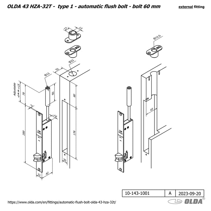 OLDA-43-HZA-32T-t1-External fitting