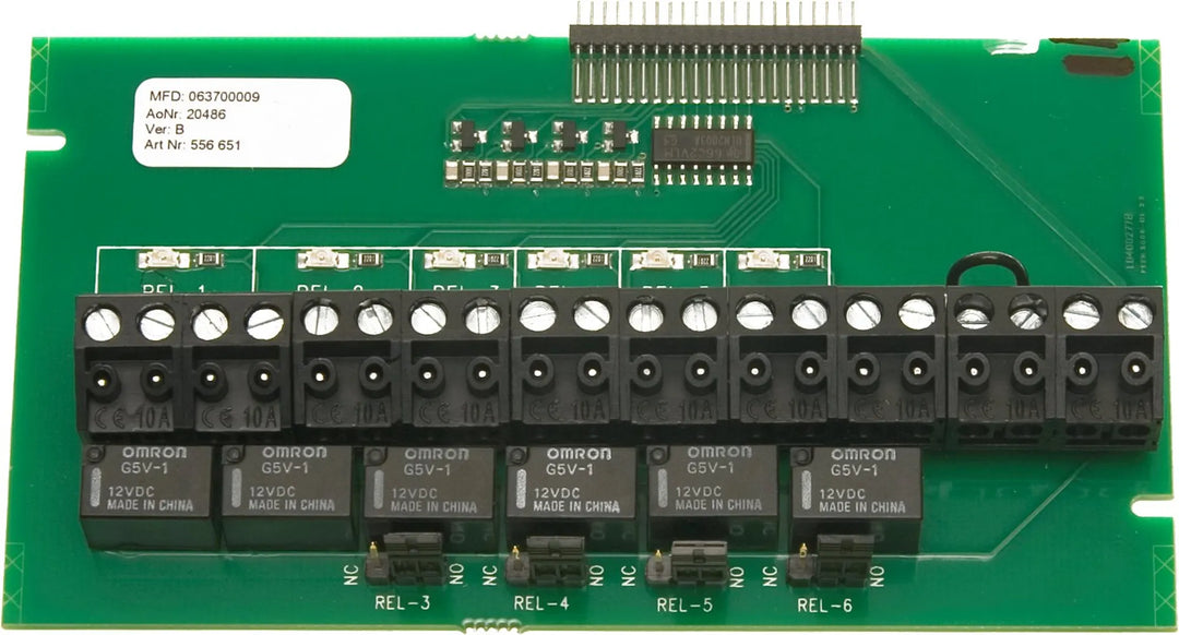 Reläkort till DAC-400RC64