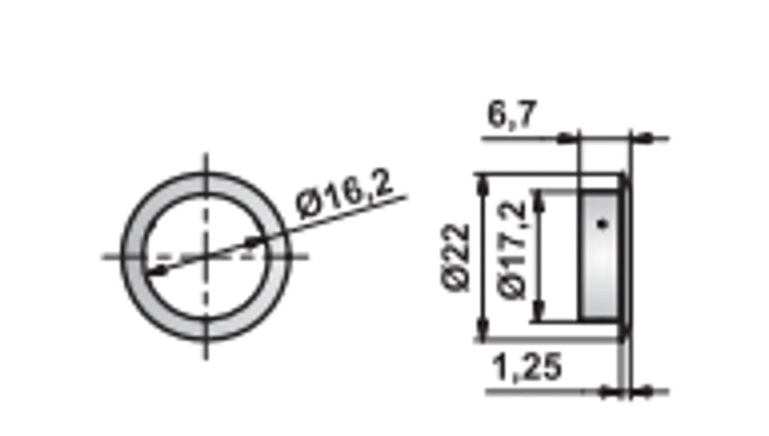Rosett 16,5 mm