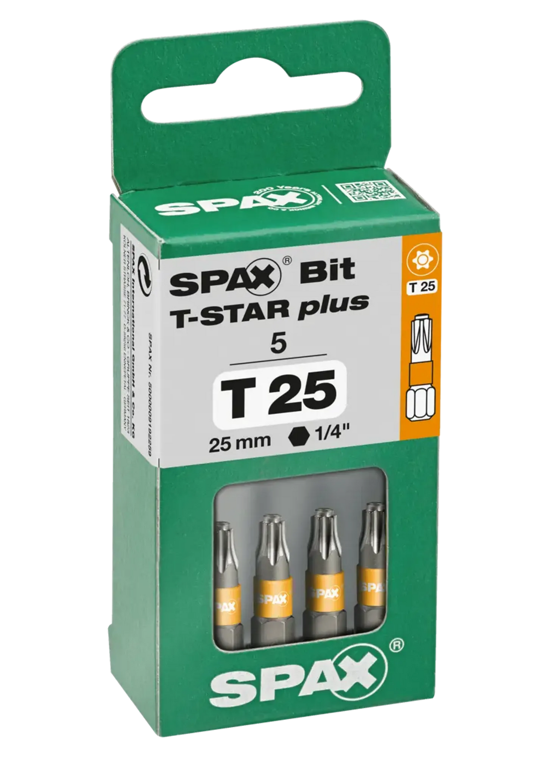 Spax T-star plus T25 25mm 5-p