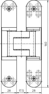TE 340 gångjärn mått del 1