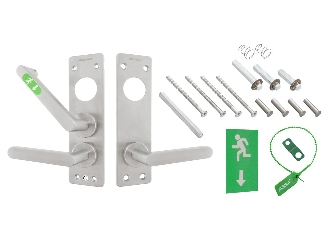Utrymningsbeslag 179A SS Plant Komplett Höger - Komplett sats